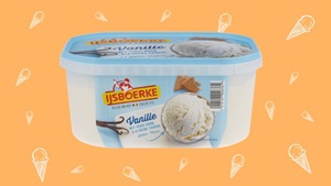 Pas de vraie vanille dans la glace Ijsboerke